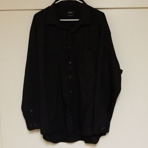 Alfani Black Performance Button-Up Shirt